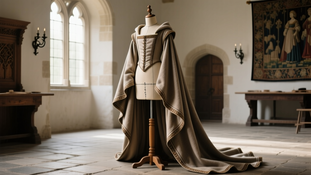2026 Burgundian Houppelande Guide: Tailoring & Fabric Sourcing