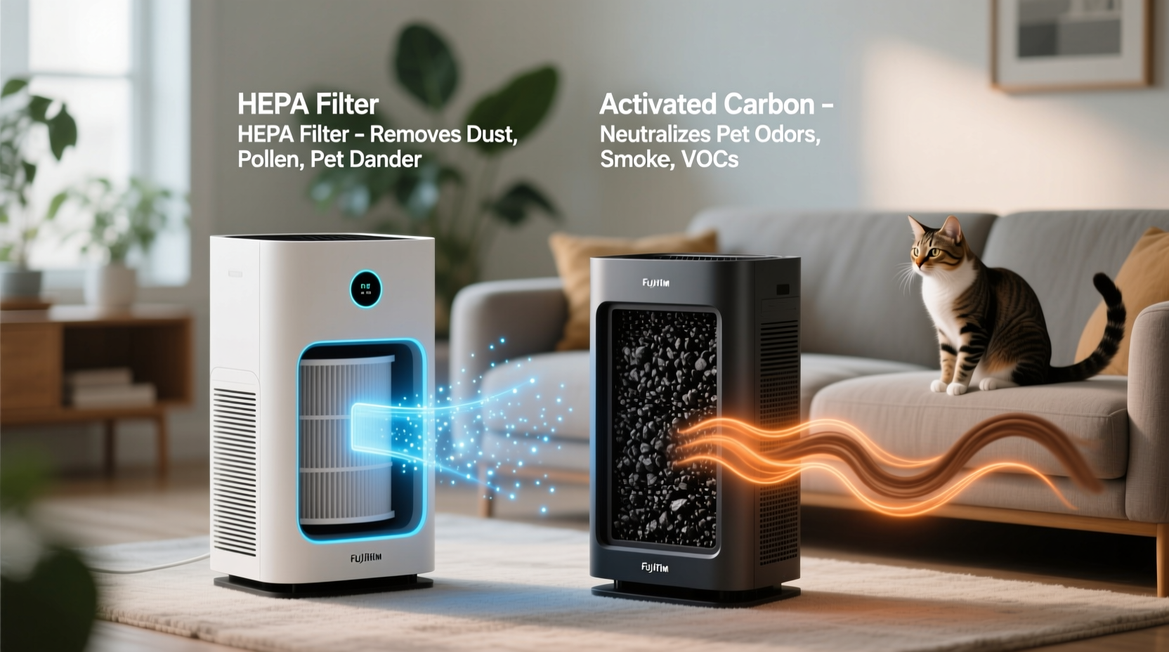 Air Purifier With Hepa Filter Vs Activated Carbon Which Tackles Pet ...