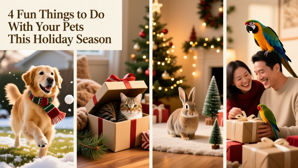 4 Fun Things to Do With Your Pets This Holiday Season