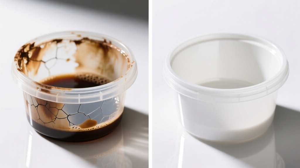 How to Remove Coffee Stains from Plastic Containers