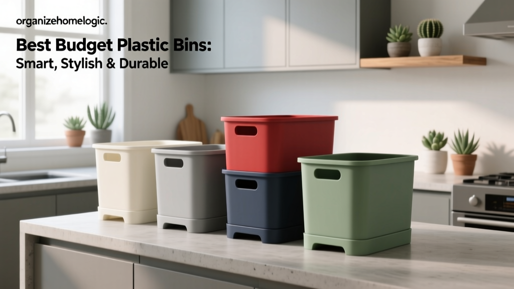 Best Budget Plastic Bins: Smart, Stylish & Durable