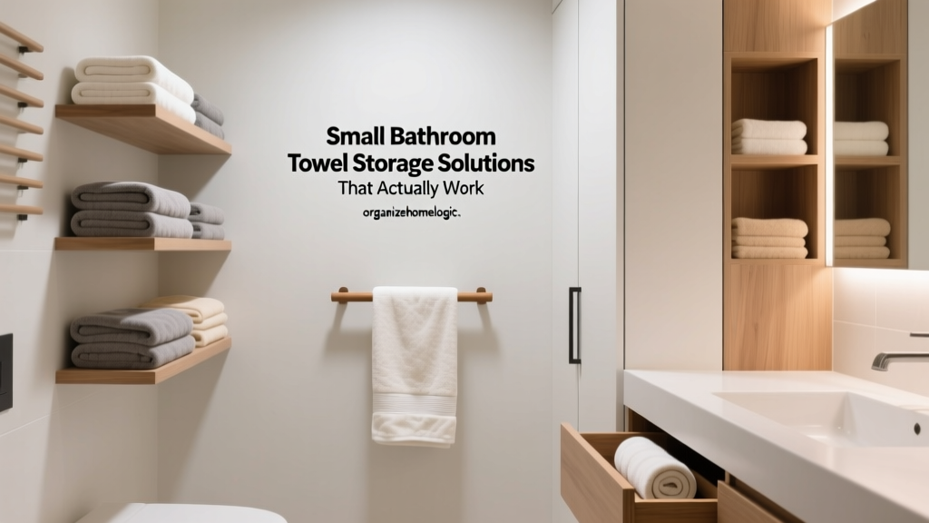 Small Bathroom Towel Storage Solutions That Actually Work