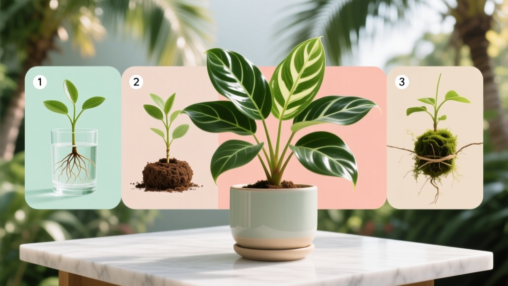 Aglaonema Hybrid Propagation: 3 Foolproof Methods