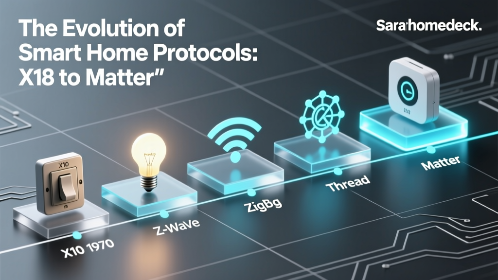 The Evolution of Smart Home Protocols: X10 to Matter