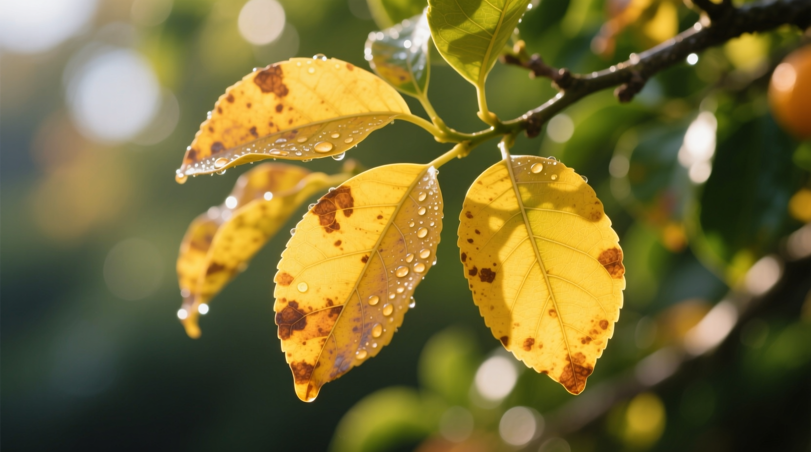 why are leaves on orange tree turning yellow