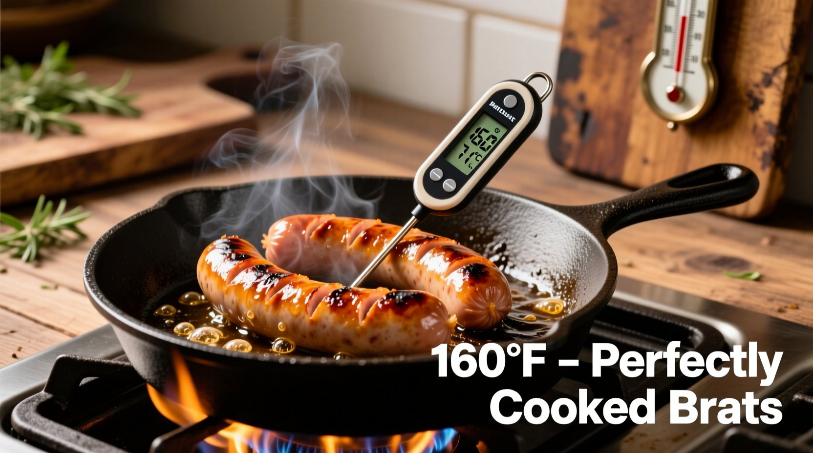 cook brats to what temp