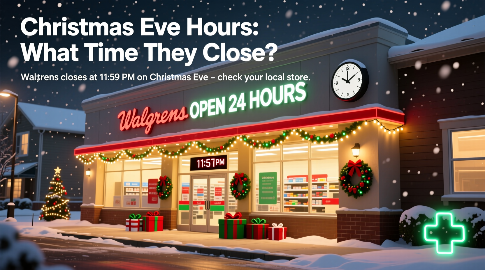 what time do walgreens close on christmas eve