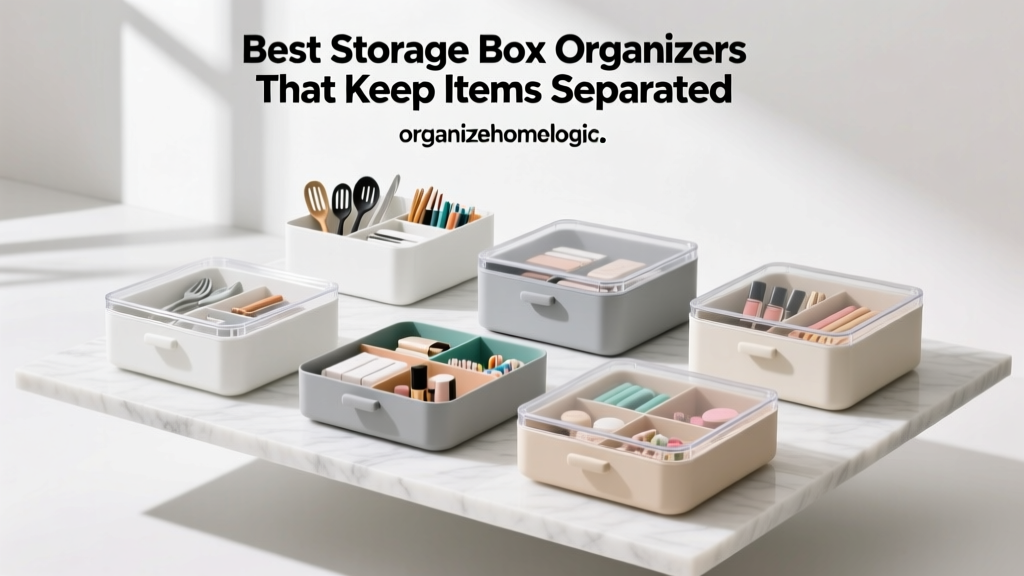 Best Storage Box Organizers That Keep Items Separated
