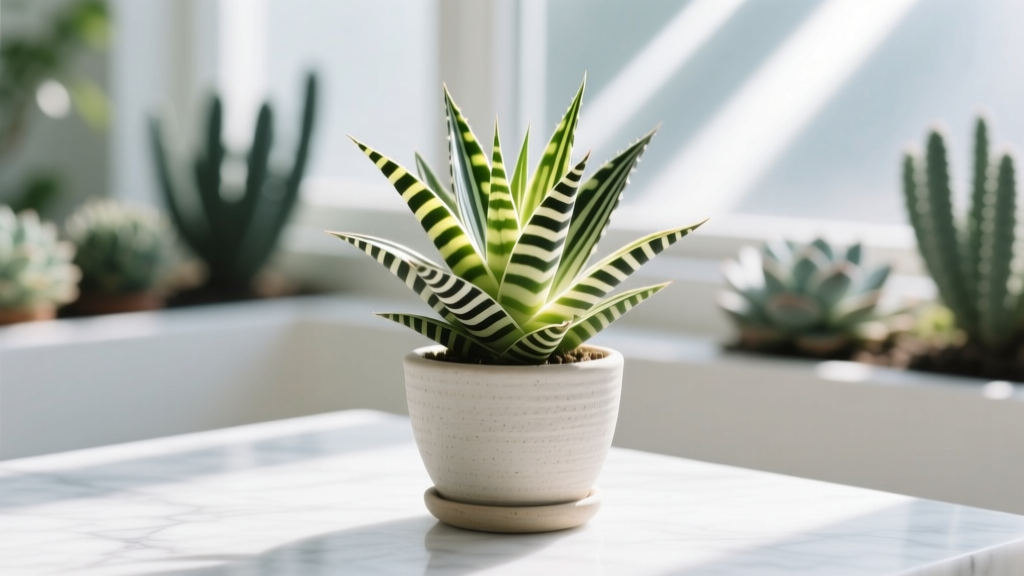 Zebra Plant Haworthia Propagation in Bright Light