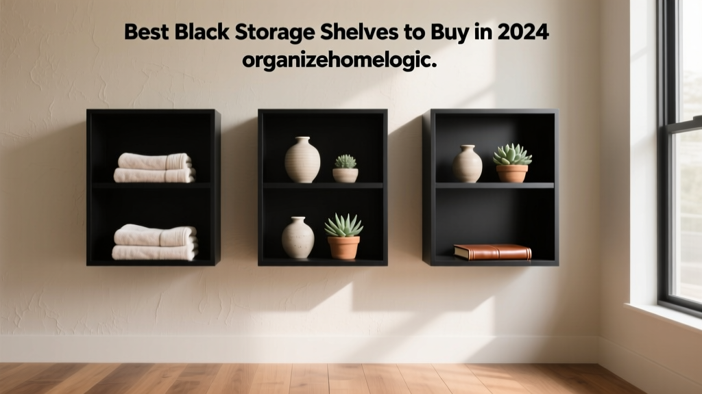 Best Black Storage Shelves to Buy in 2024