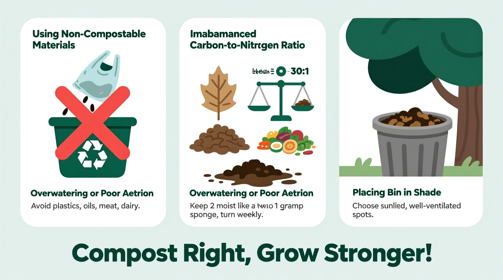 common mistakes when starting compost at home and how to avoid them