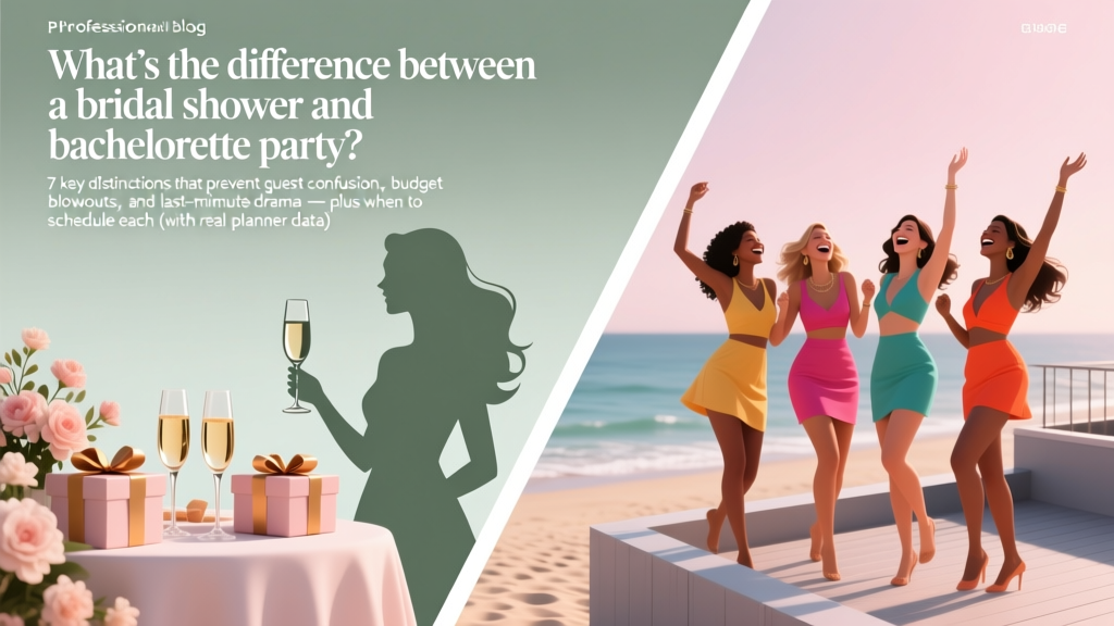 Bridal Shower vs Bachelorette Party