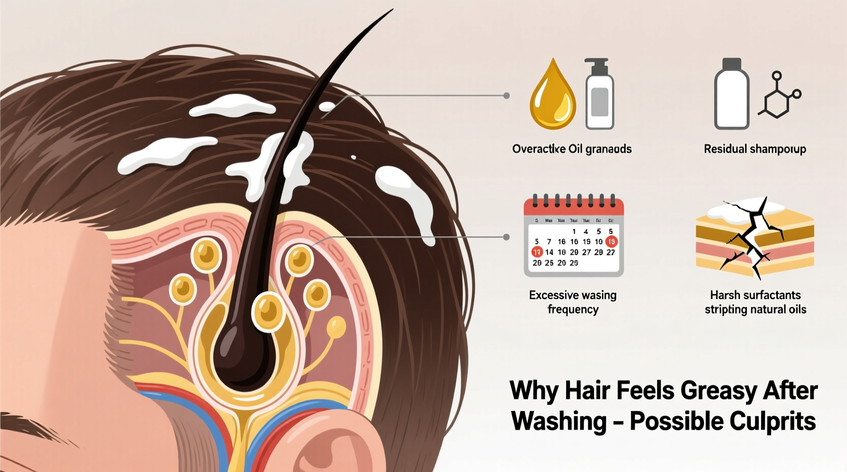 Hair Feels Greasy After Washing Hard Water
