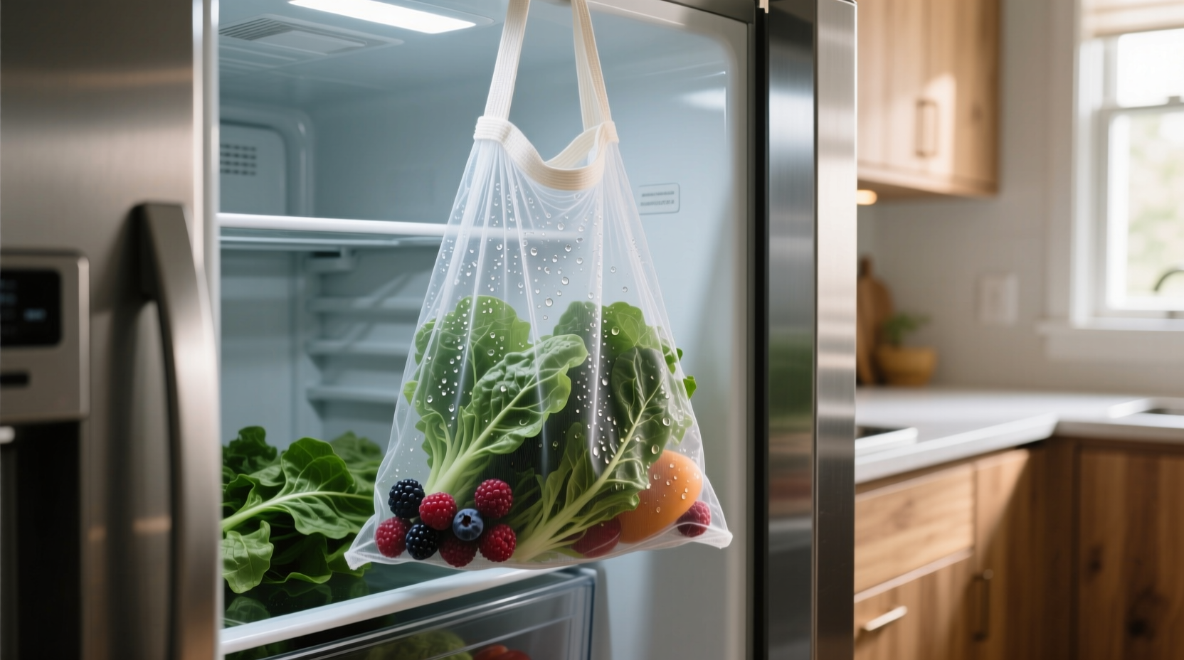 Mesh Produce Bags vs Plastic: Fridge Longevity Facts