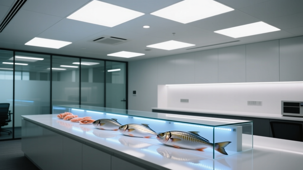 Fresh Seafood Lighting: Prevent Fish Discoloration