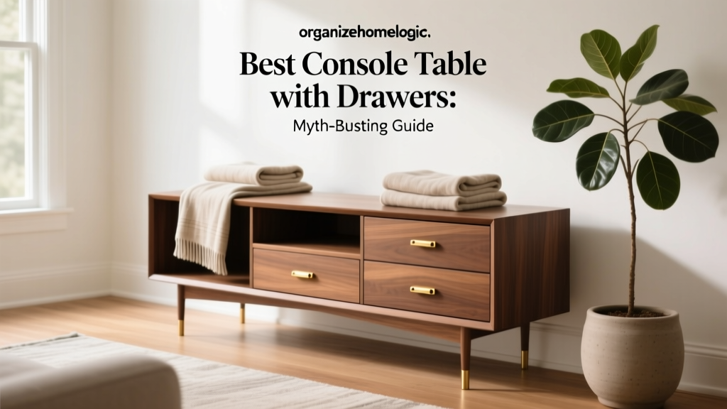 Best Console Table with Drawers: Myth-Busting Guide