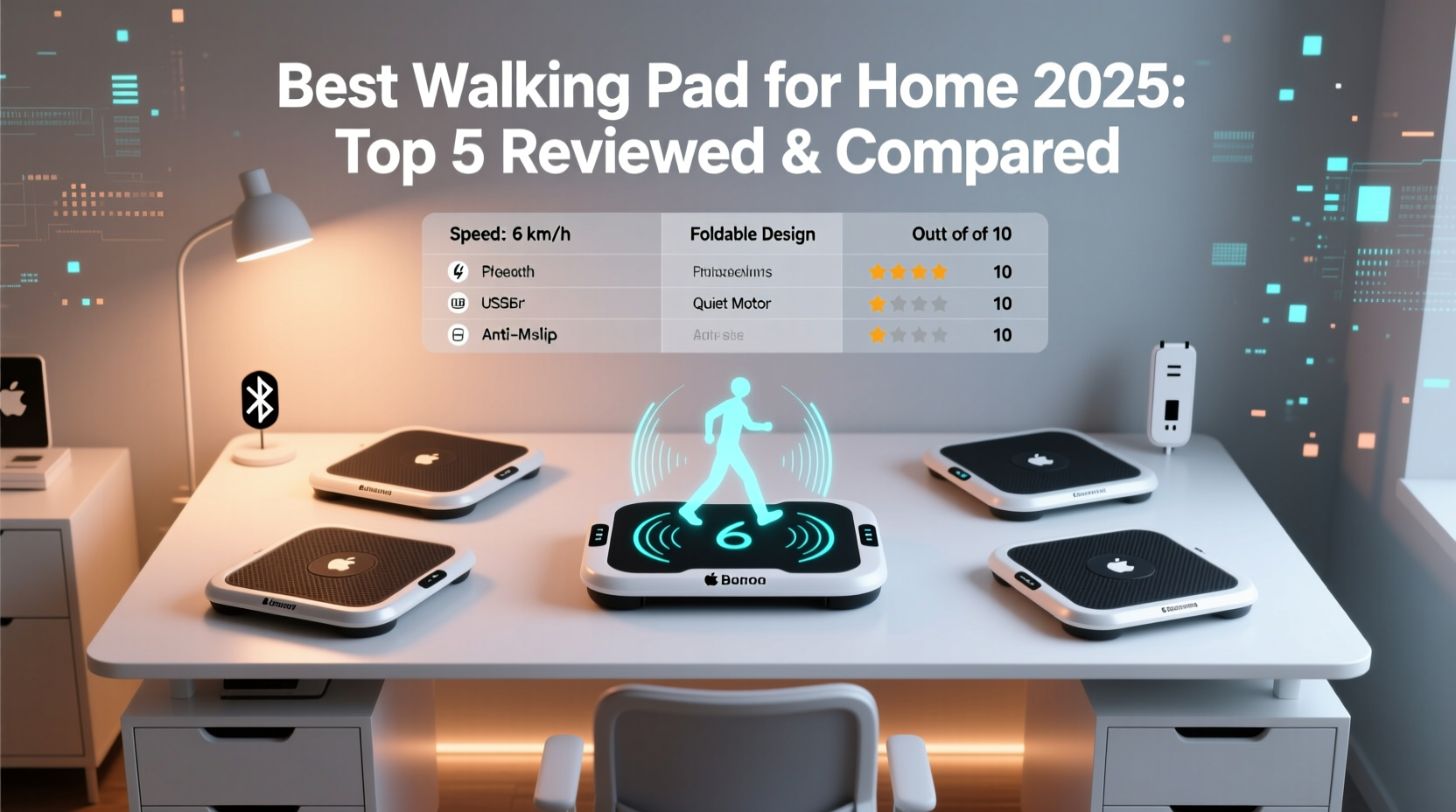 Best Walking Pad for Home 2025: Top 5 Reviewed & Compared