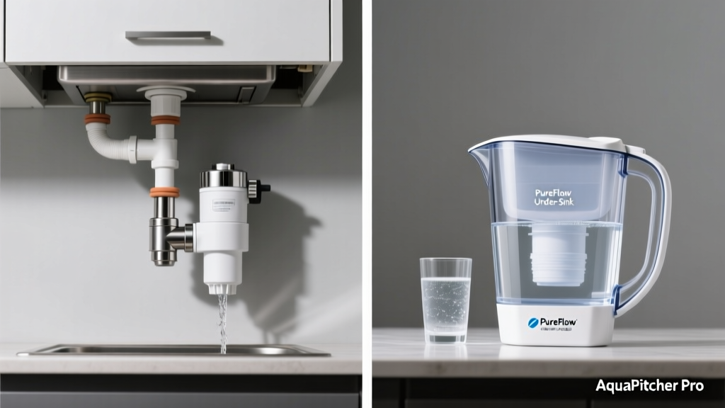 Under Sink vs Pitcher Filter: Which Is Better?