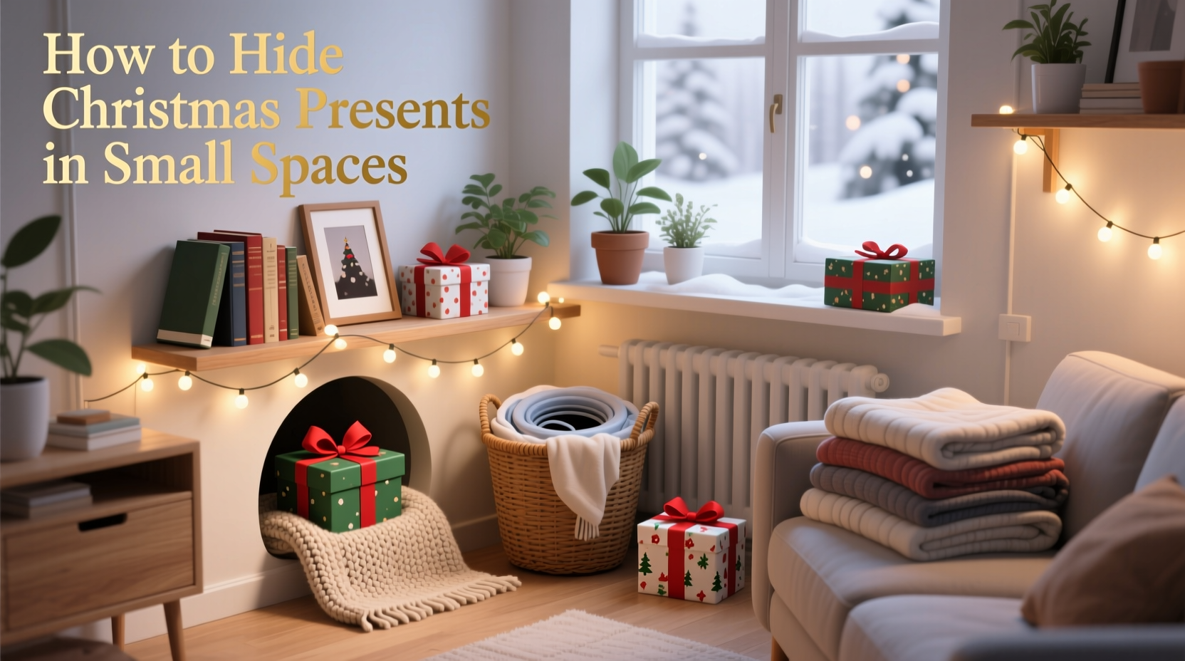 how to hide christmas presents in small spaces without giving spoilers