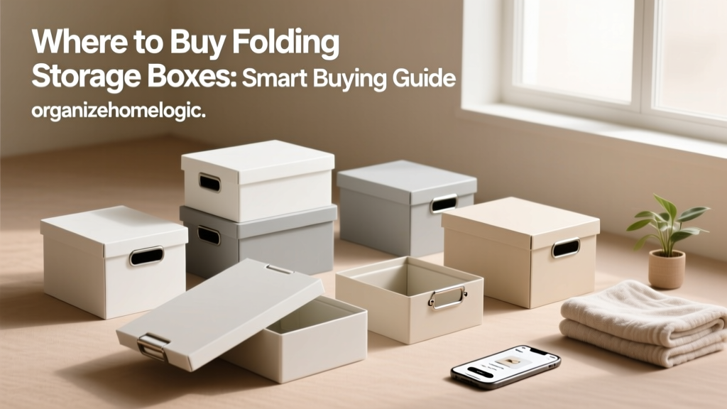Where to Buy Folding Storage Boxes: Smart Buying Guide