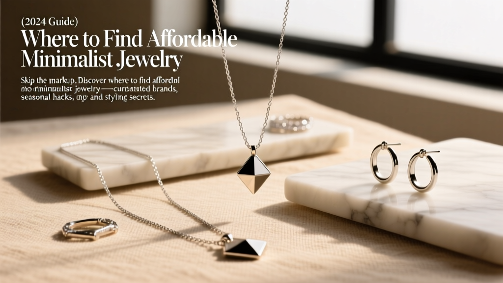 Where to Find Affordable Minimalist Jewelry (2024 Guide)