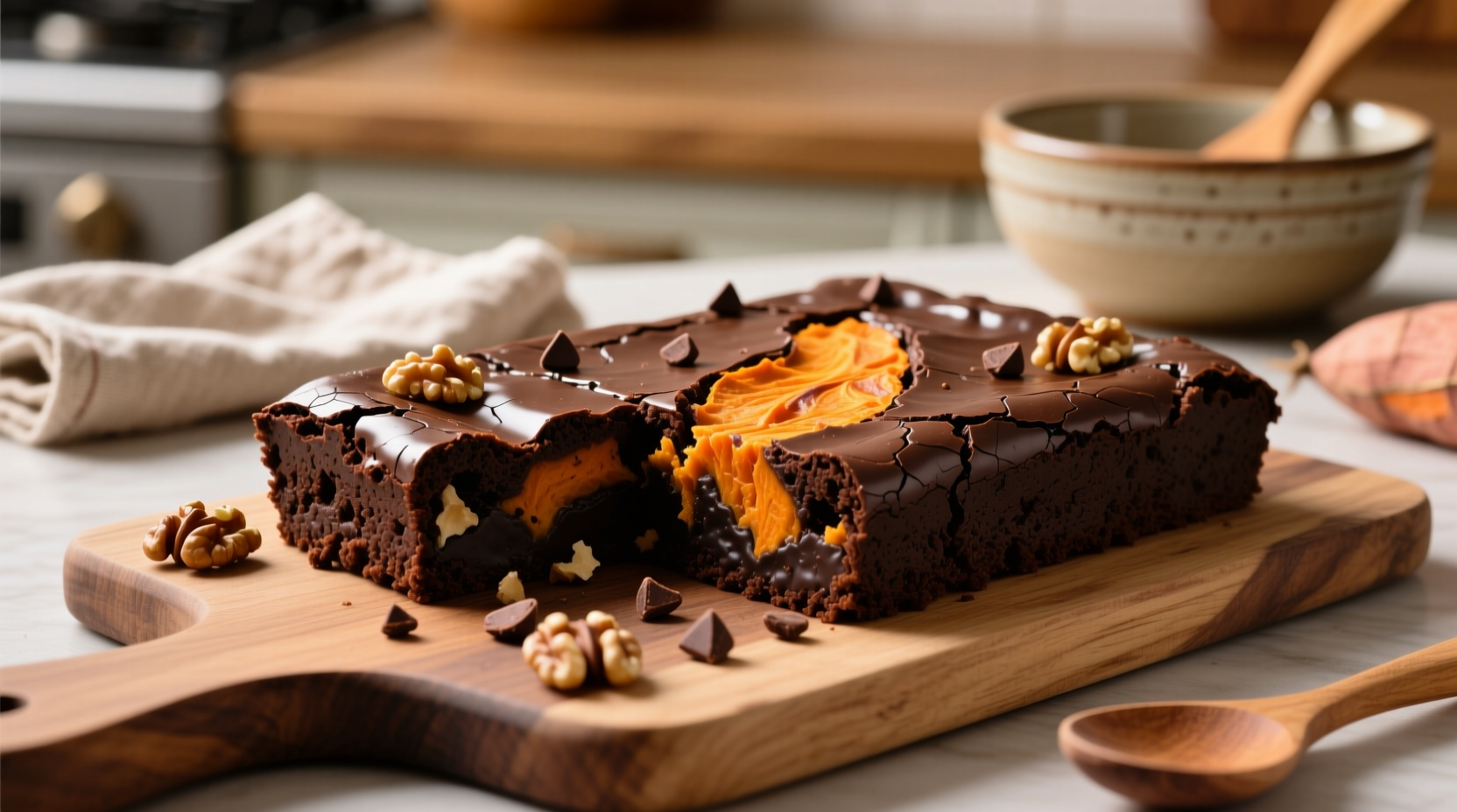 Perfect Vegan Sweet Potato Brownies Recipe (Fudgy & Healthy)