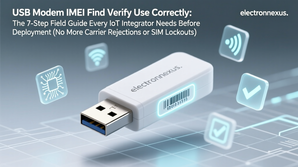 USB Modem IMEI Find Verify Use Correctly: The 7-Step Field Guide Every IoT Integrator Needs Before Deployment (No More Carrier Rejections or SIM Lockouts)
