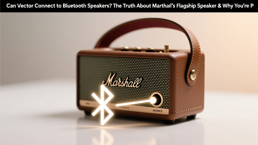 Marshall Vector Bluetooth Speaker: Truth Revealed