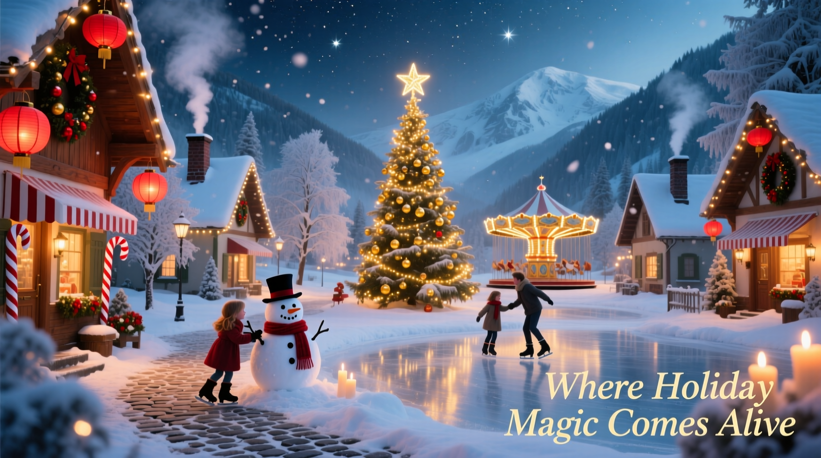 a very charming christmas town