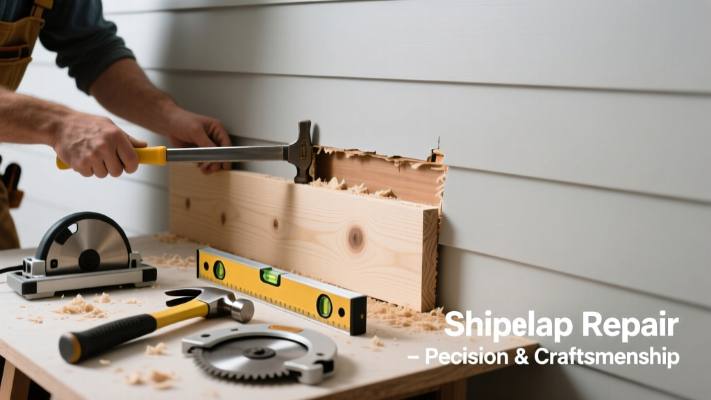 Fixing Shiplap Gaps: Replacing the Faulty Board Section
