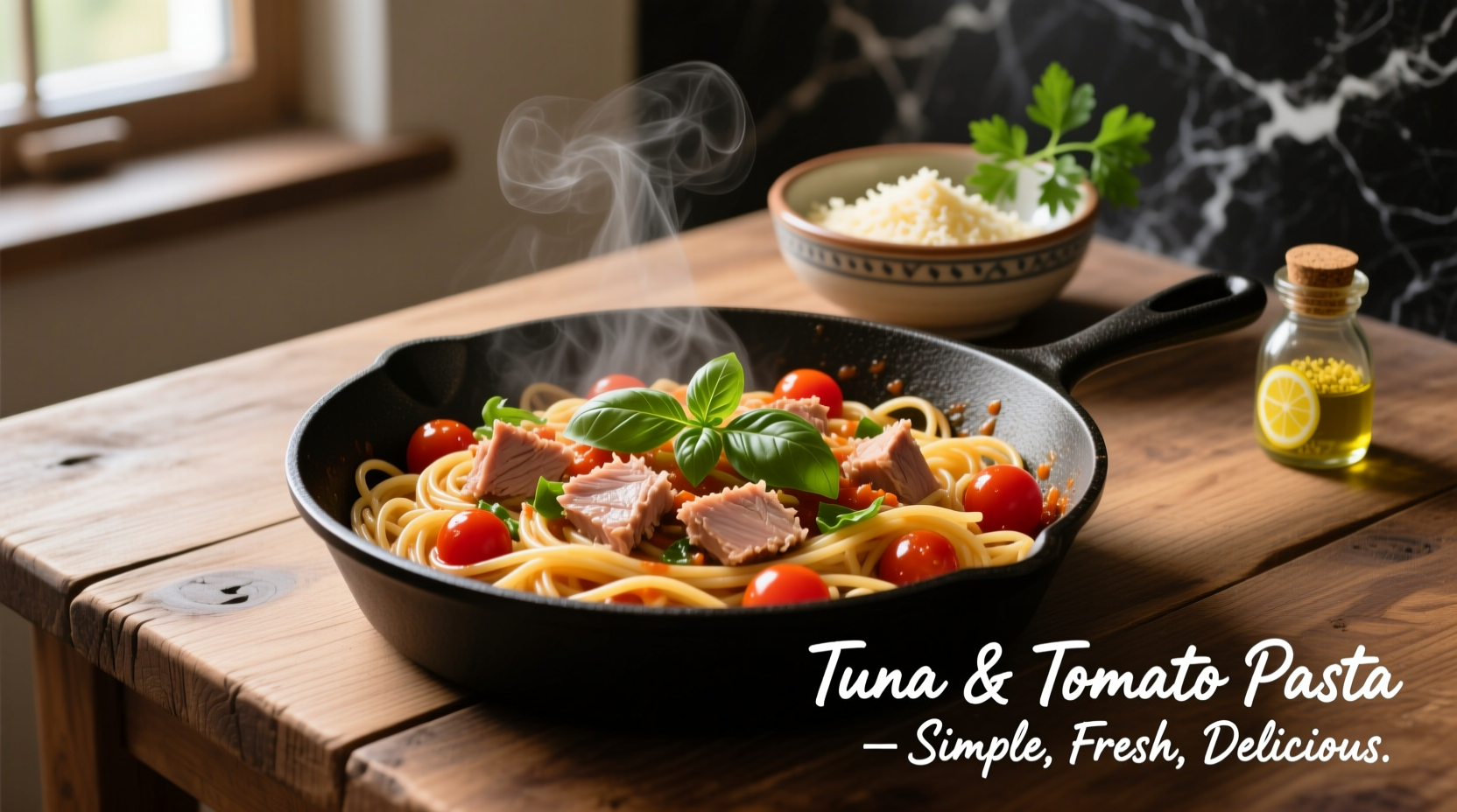 20-Minute Tuna and Tomato Pasta Recipe: Quick Dinner