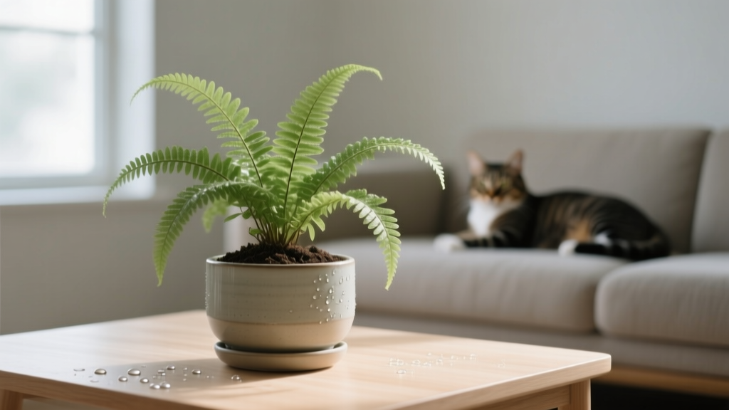 Ferns Toxic to Cats? Safe Types & Watering Tips
