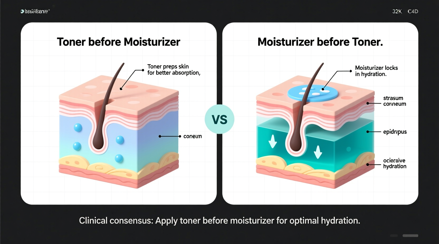 toner before or after moisturizer which order gives better hydration results