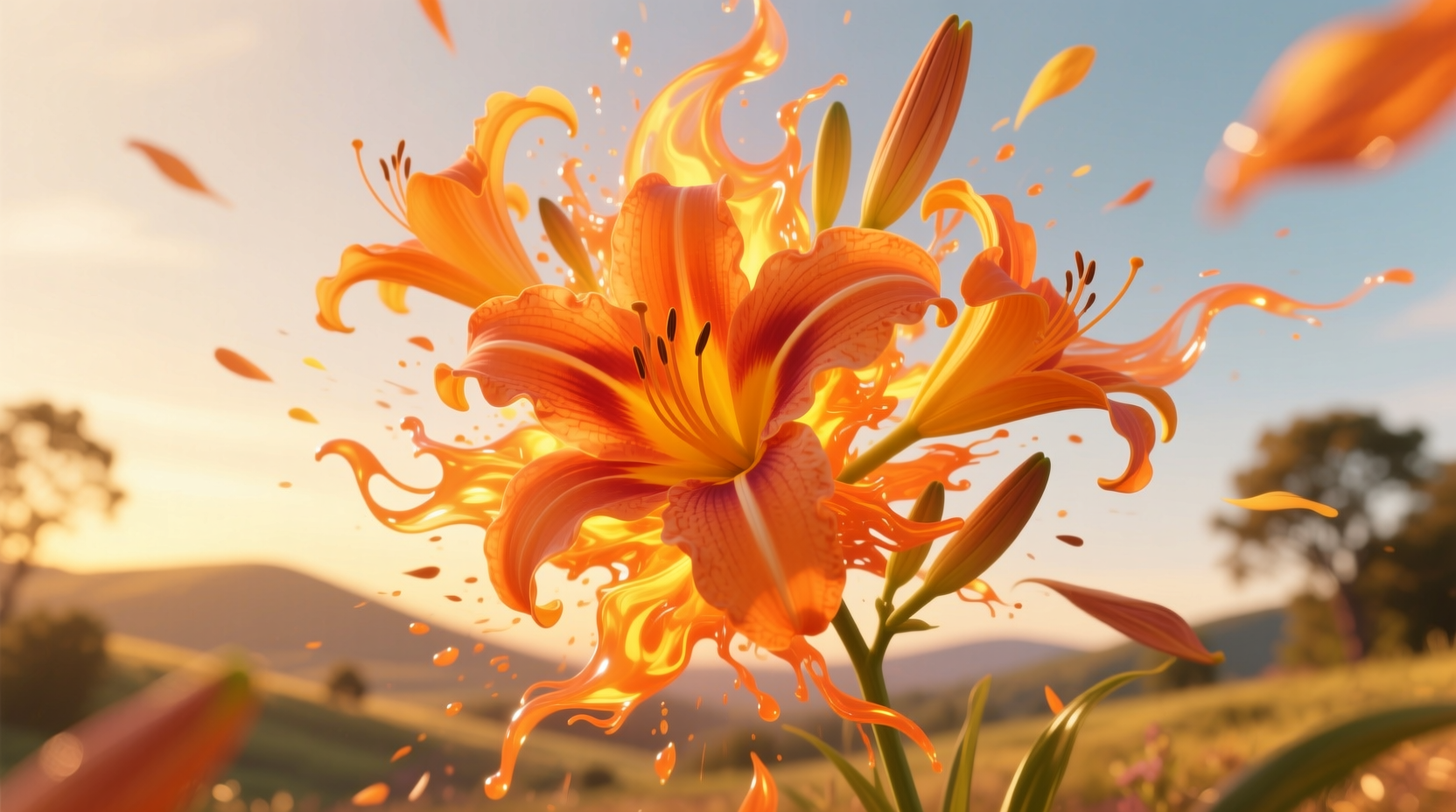 daylily orange crush