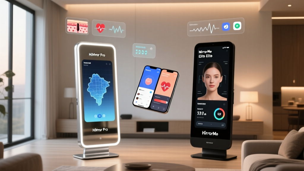 HiMirror Pro vs MirrorMe Elite: Smart Mirror Face Analysis & Wellness Tracking Showdown