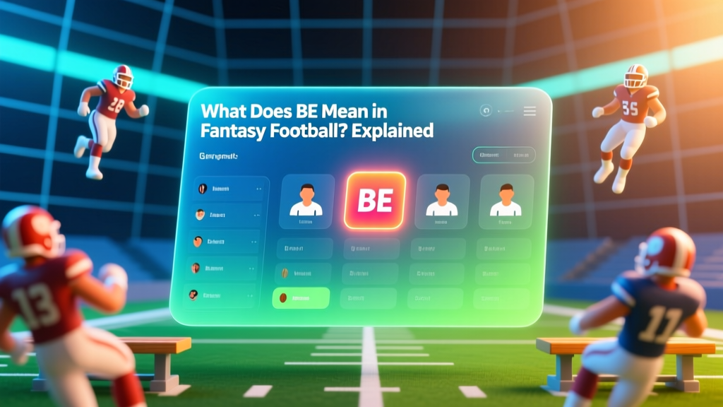 What Does BE Mean in Fantasy Football? Explained