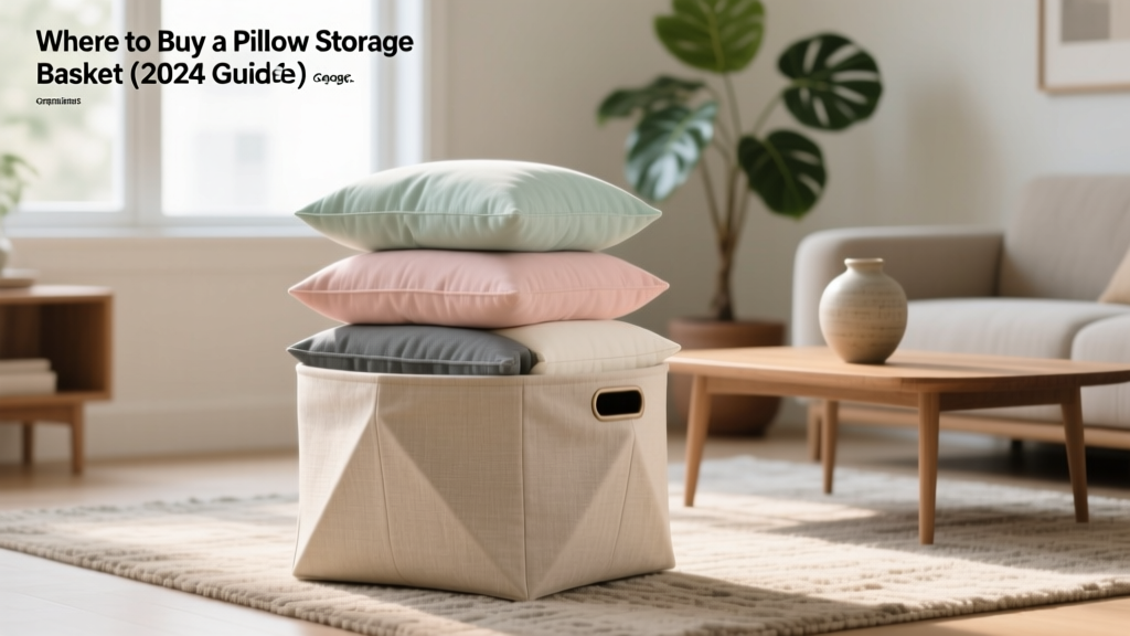 Where to Buy a Pillow Storage Basket (2024 Guide)