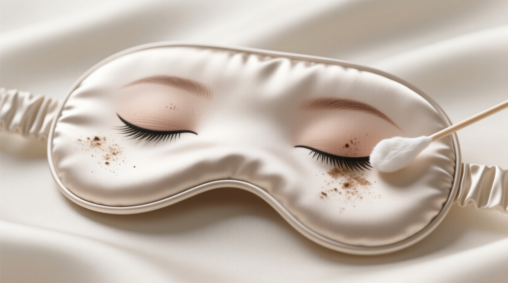 how to remove eyeliner smudges from satin sleep masks