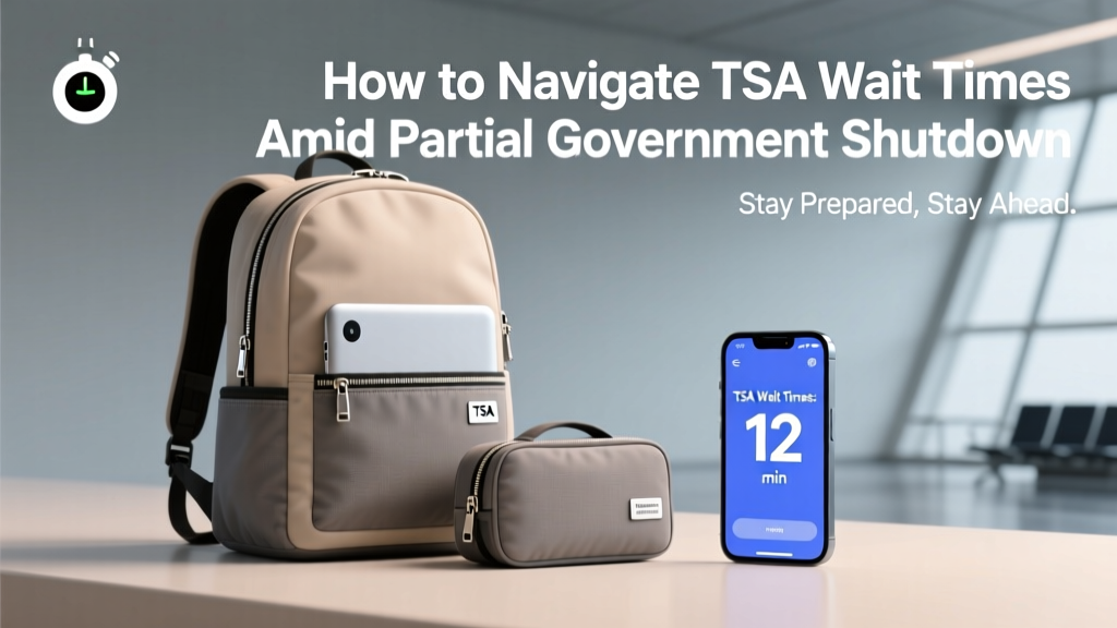 How To Navigate TSA Wait Times Amid The Partial Government Shutdown