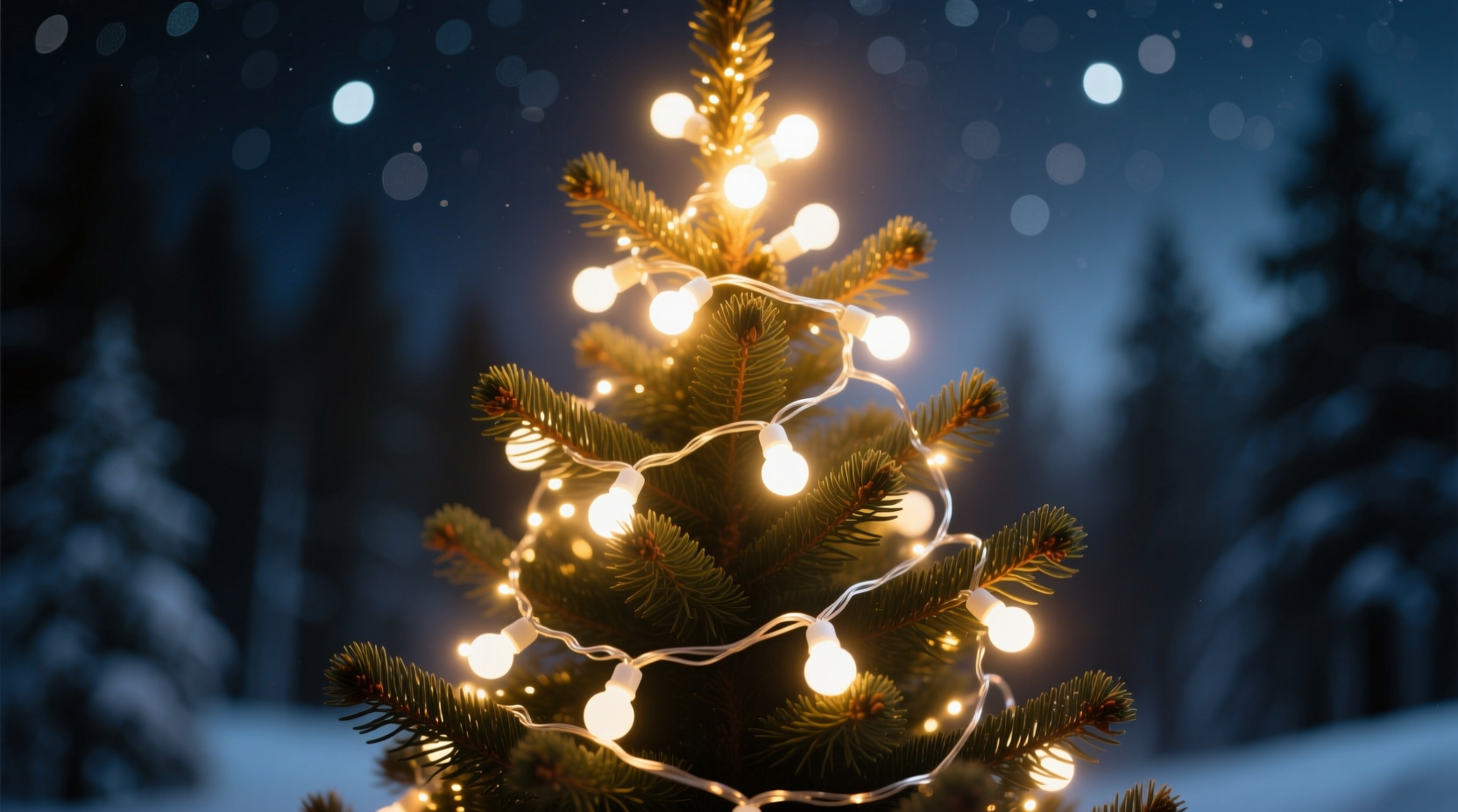 how to create a gradient effect with christmas tree lights from dark to bright