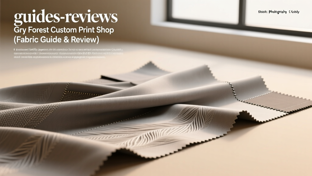 Grey Forest Custom Print Shop: Fabric Guide & Review