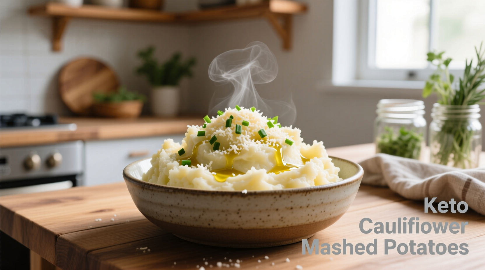 Keto Cauliflower Mashed Potatoes: 5g Net Carbs Recipe