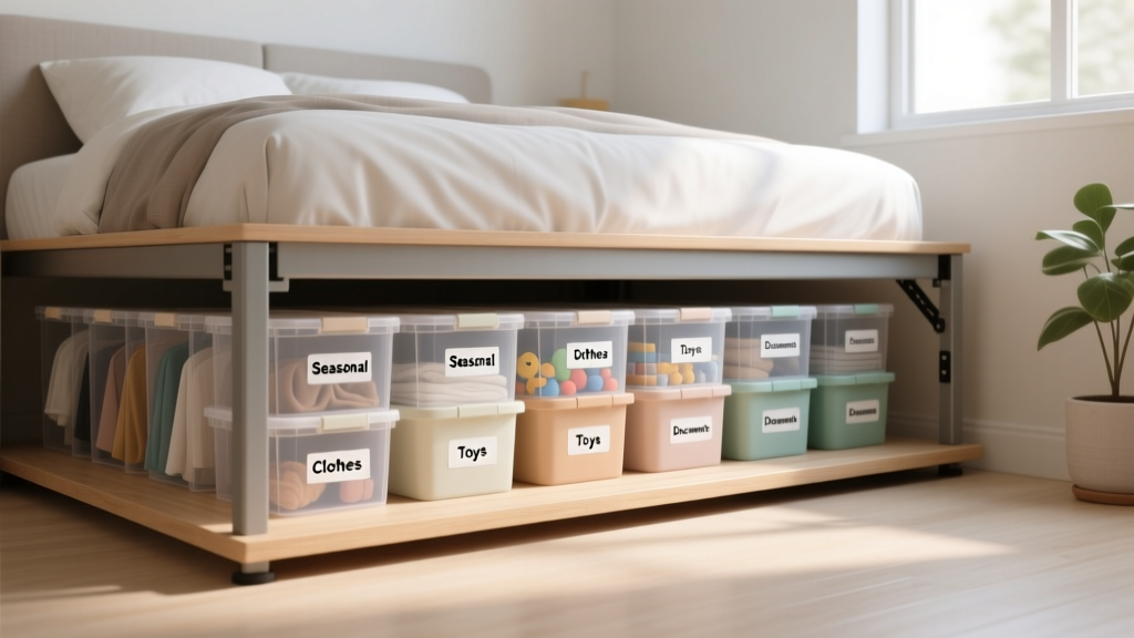 Under-Bed Storage That Works for Platform Beds, Adjustabl...
