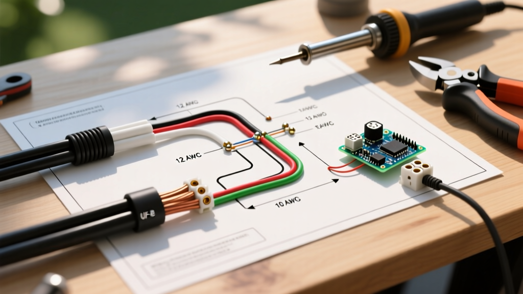 Wiring Diagram for Outside Light: Wire Gauge & Color Code Guide