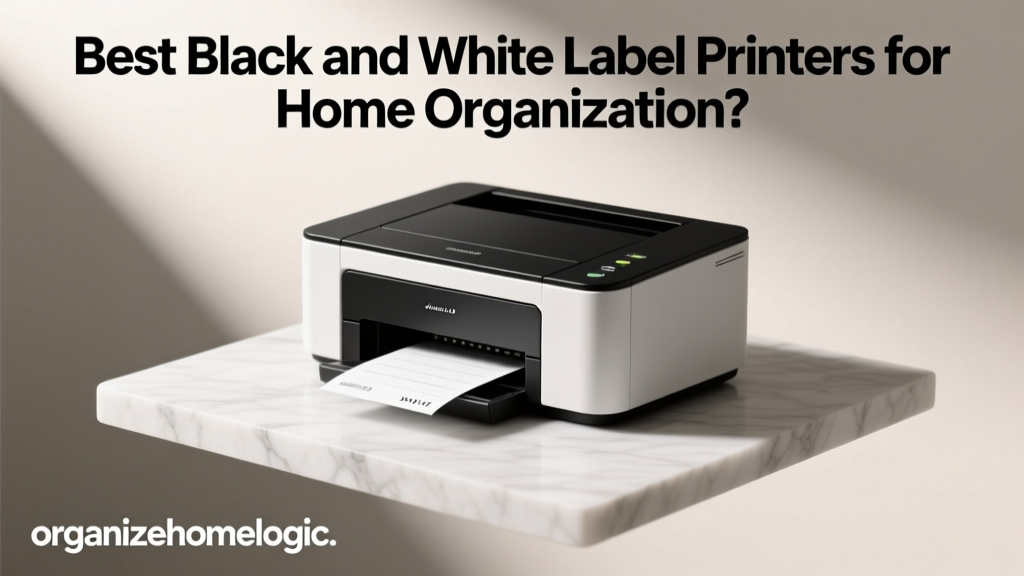 Best Black and White Label Printers for Home Organization