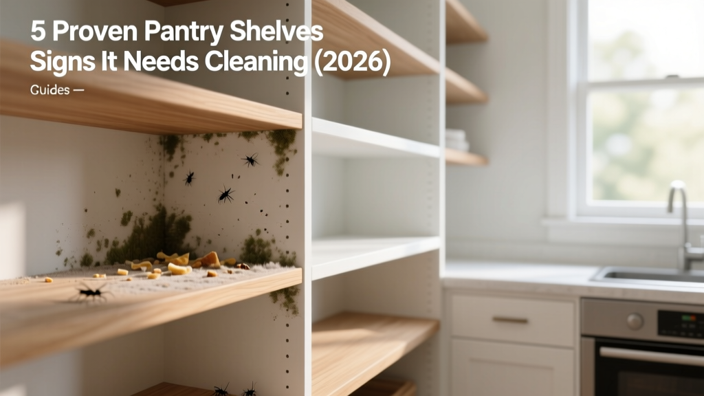 5 Proven Pantry Shelves Signs It Needs Cleaning (2026)