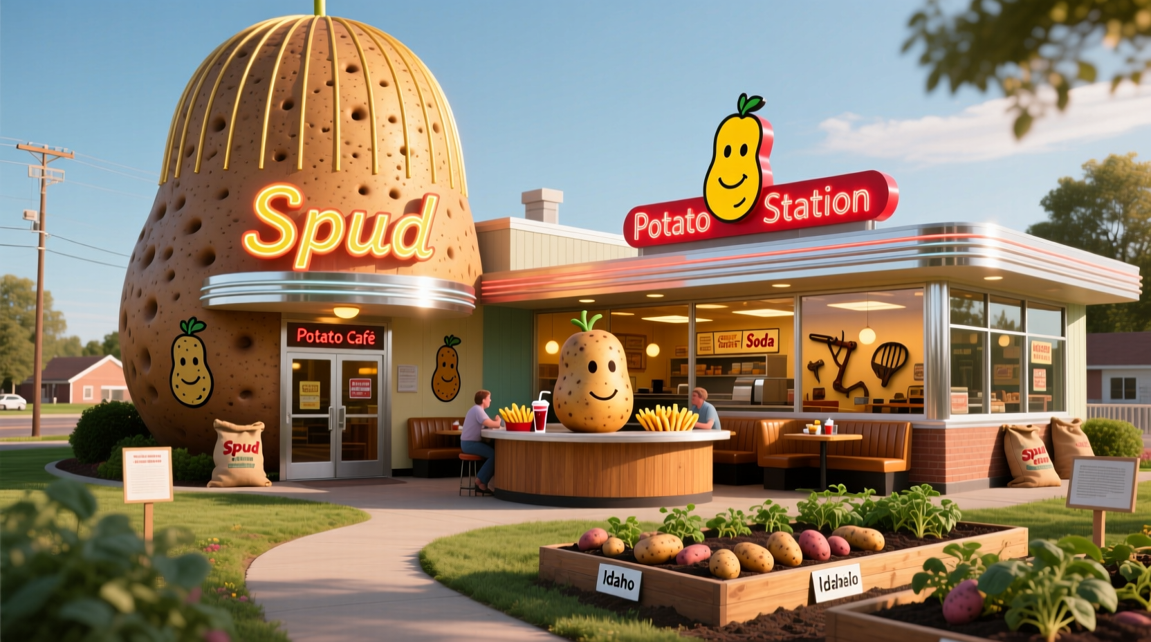 idaho potato museum potato station cafe