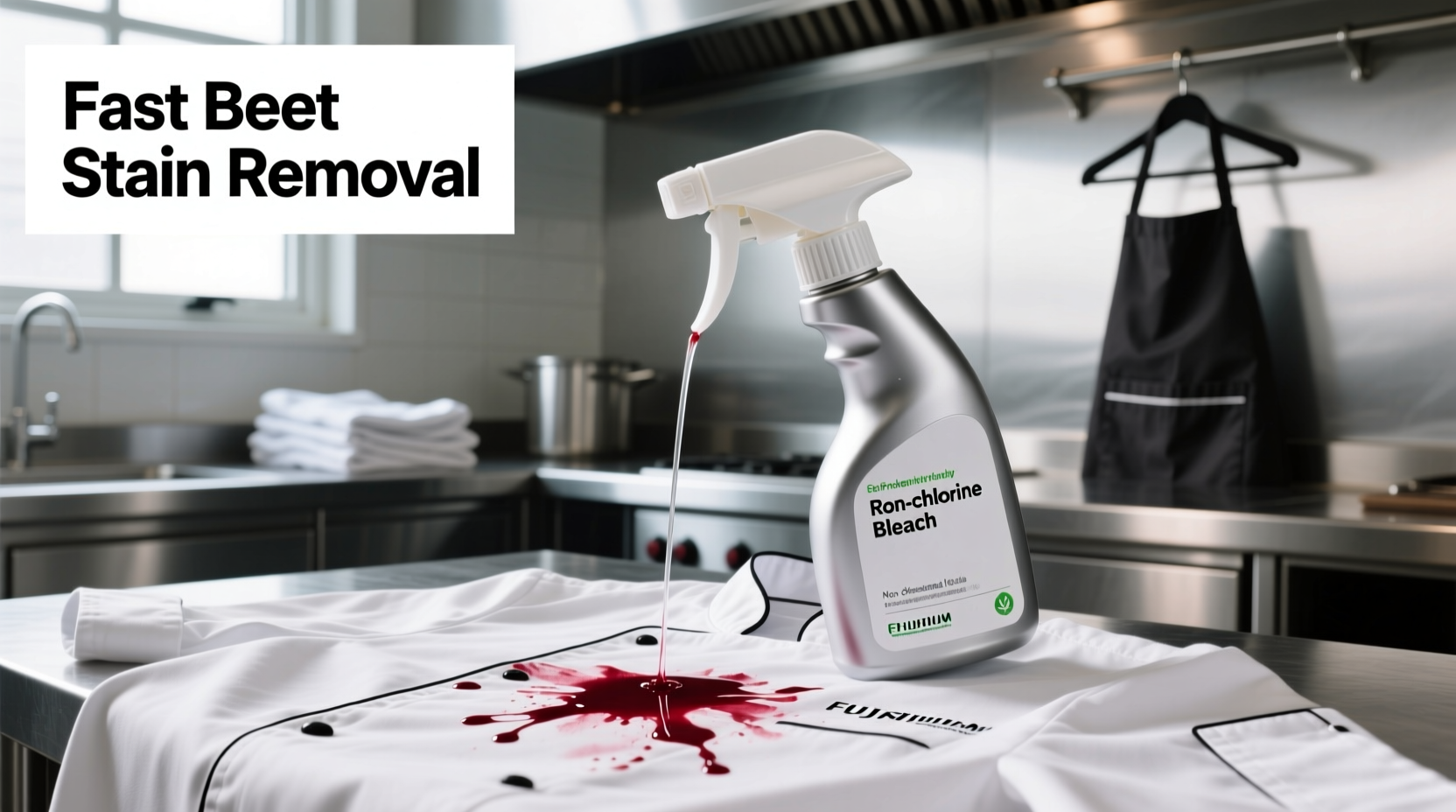 beet juice stain removal for chef coats