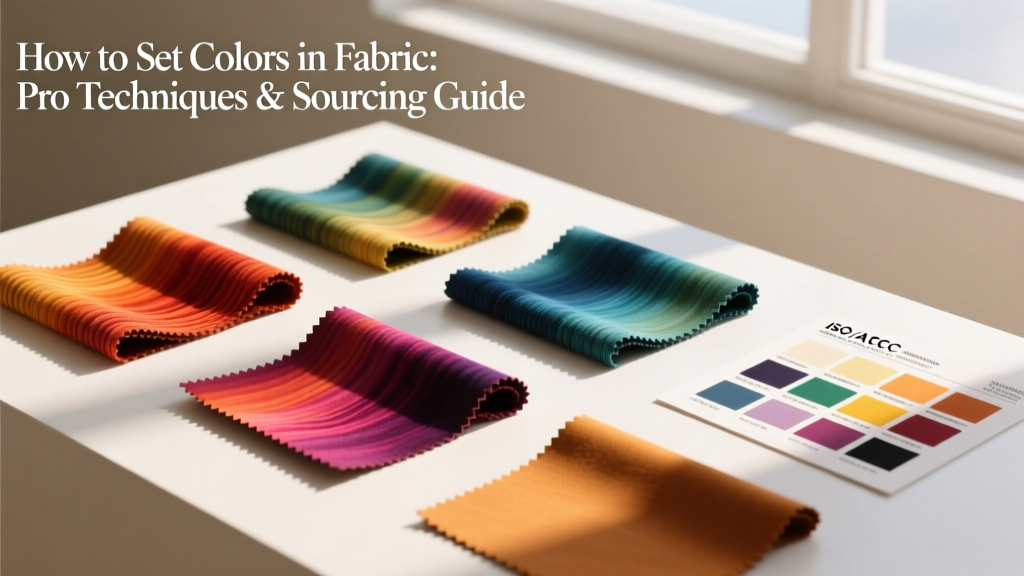 How to Set Colors in Fabric: Pro Techniques & Sourcing Guide