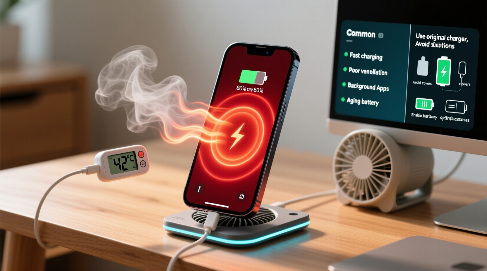 why does my phone get hot while charging causes and cooling solutions